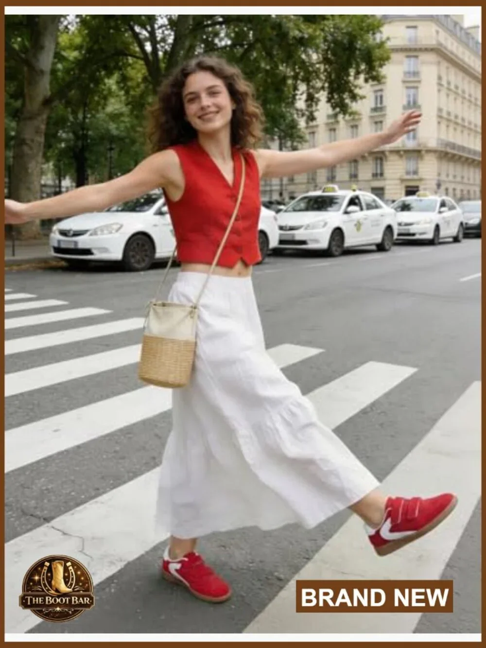 Retro Hook & Loop Strap Fashion Sneakers Breathable Casual Walking Tennis Shoes